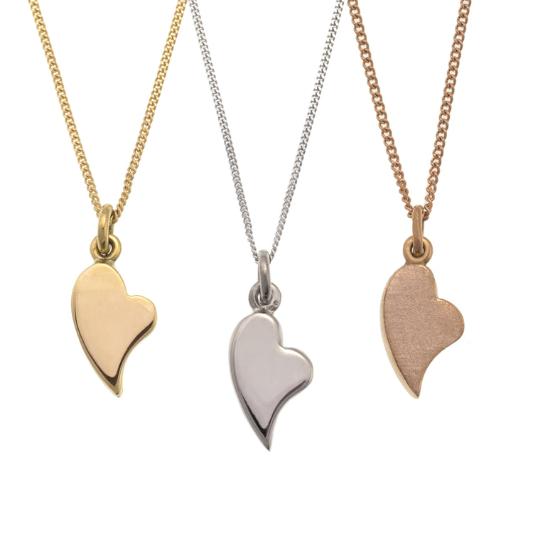 Yellow Gold Heart Pendant to order