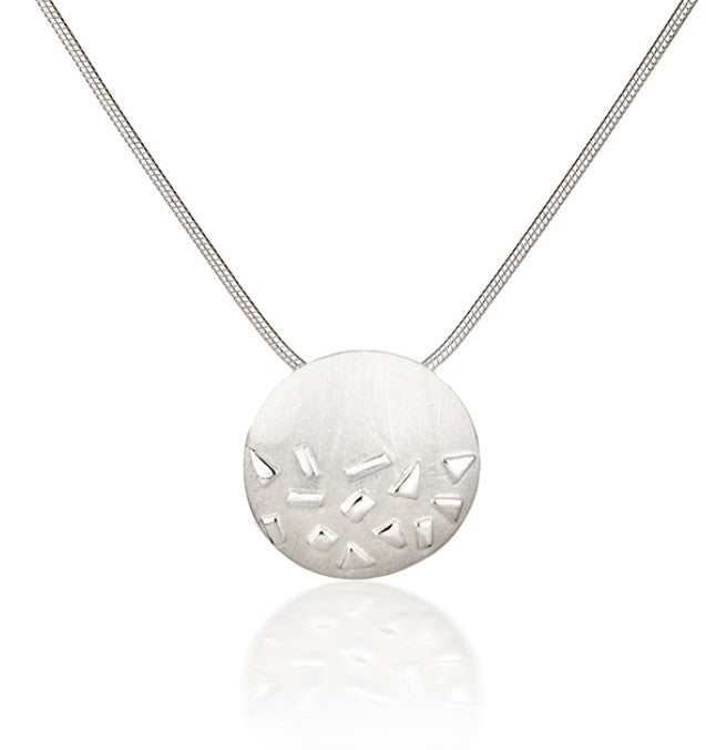 Silver small Confetti pendant