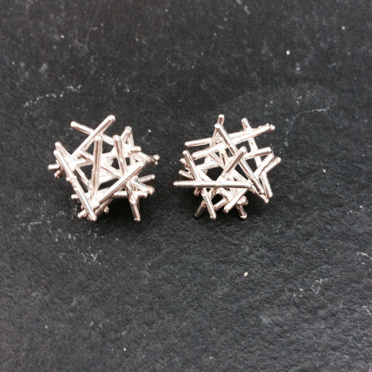 Silver Strands Magnetic Studs